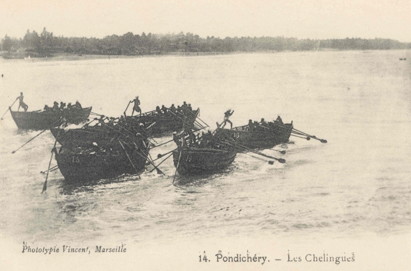 01-30 - Pondichery - chelingues en mer